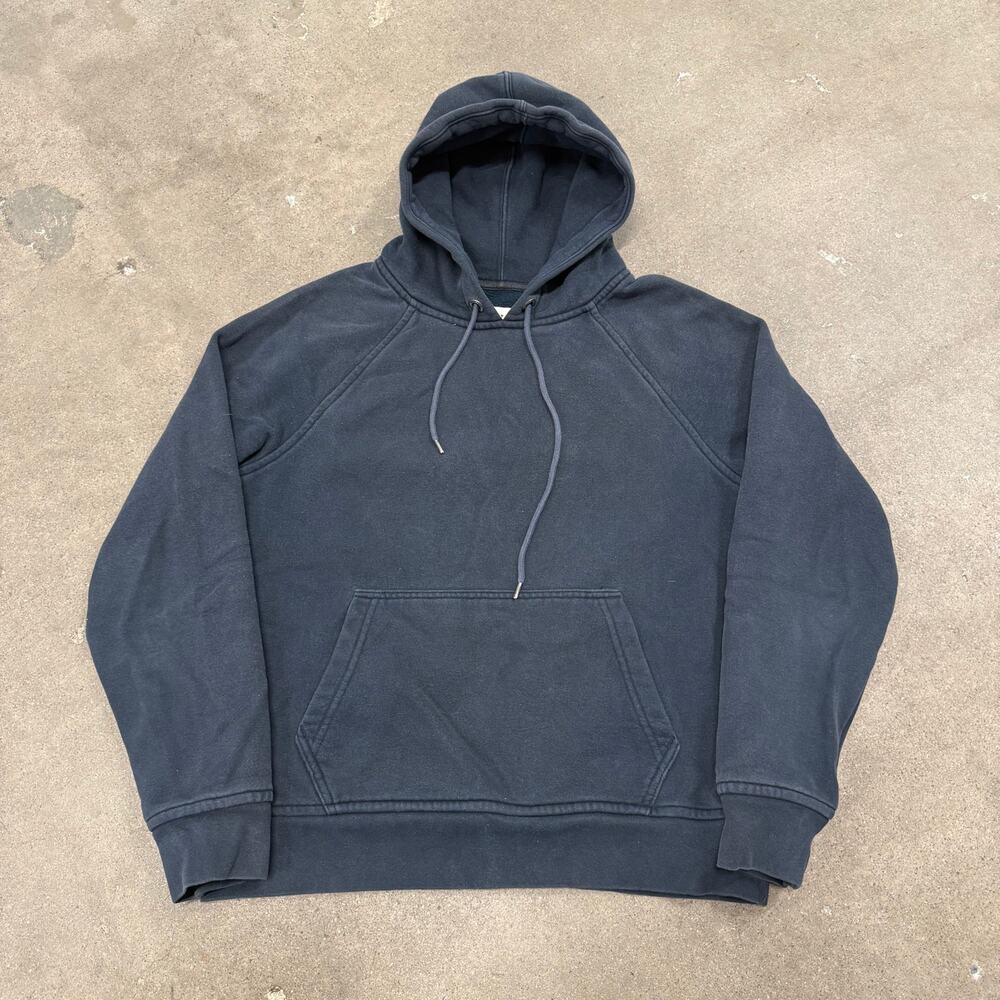 Flint & Tinder USA Made Pullover Hoodie Sweatshirt Navy Large Men